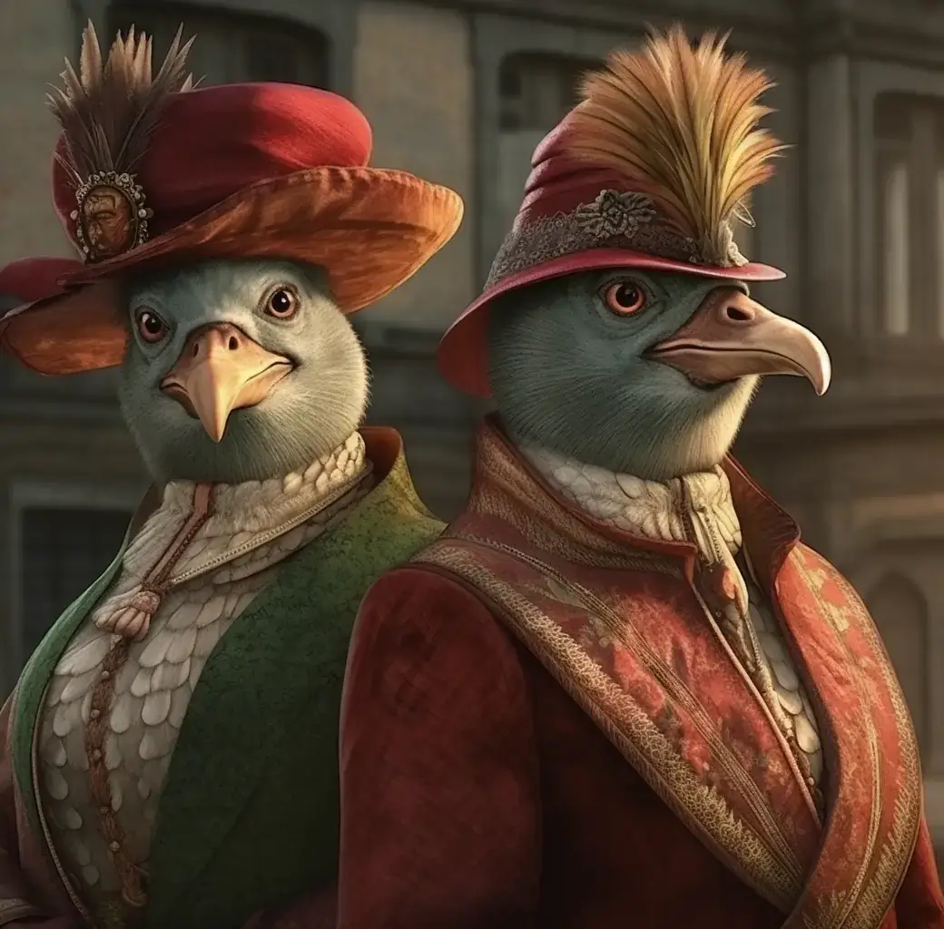 Neo-Renaissance Animal Portraits